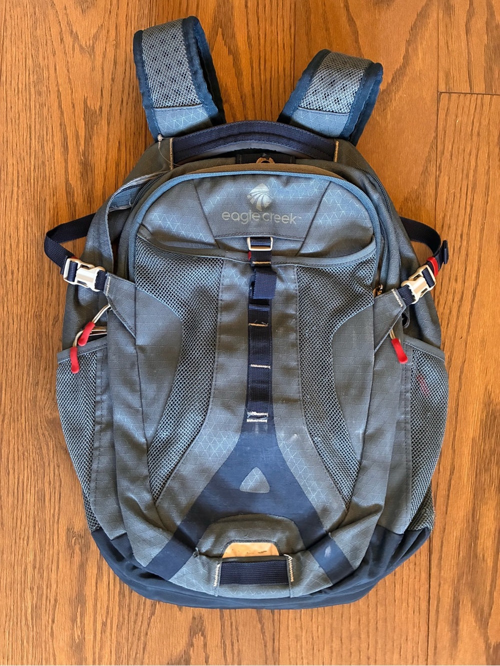 Eagle Creek Afar 31L Travel Laptop Backpack Grey and Blue